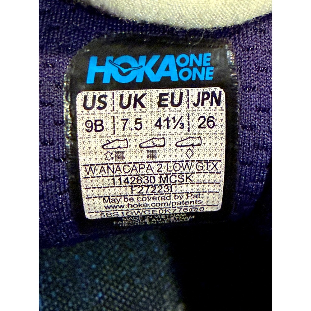 HOKA Anacapa 2 Low GTX Hiking Shoes Soft Purple Size 9B - Picture 10 of 10